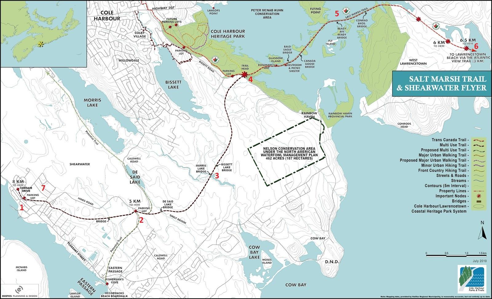 Bike ride map