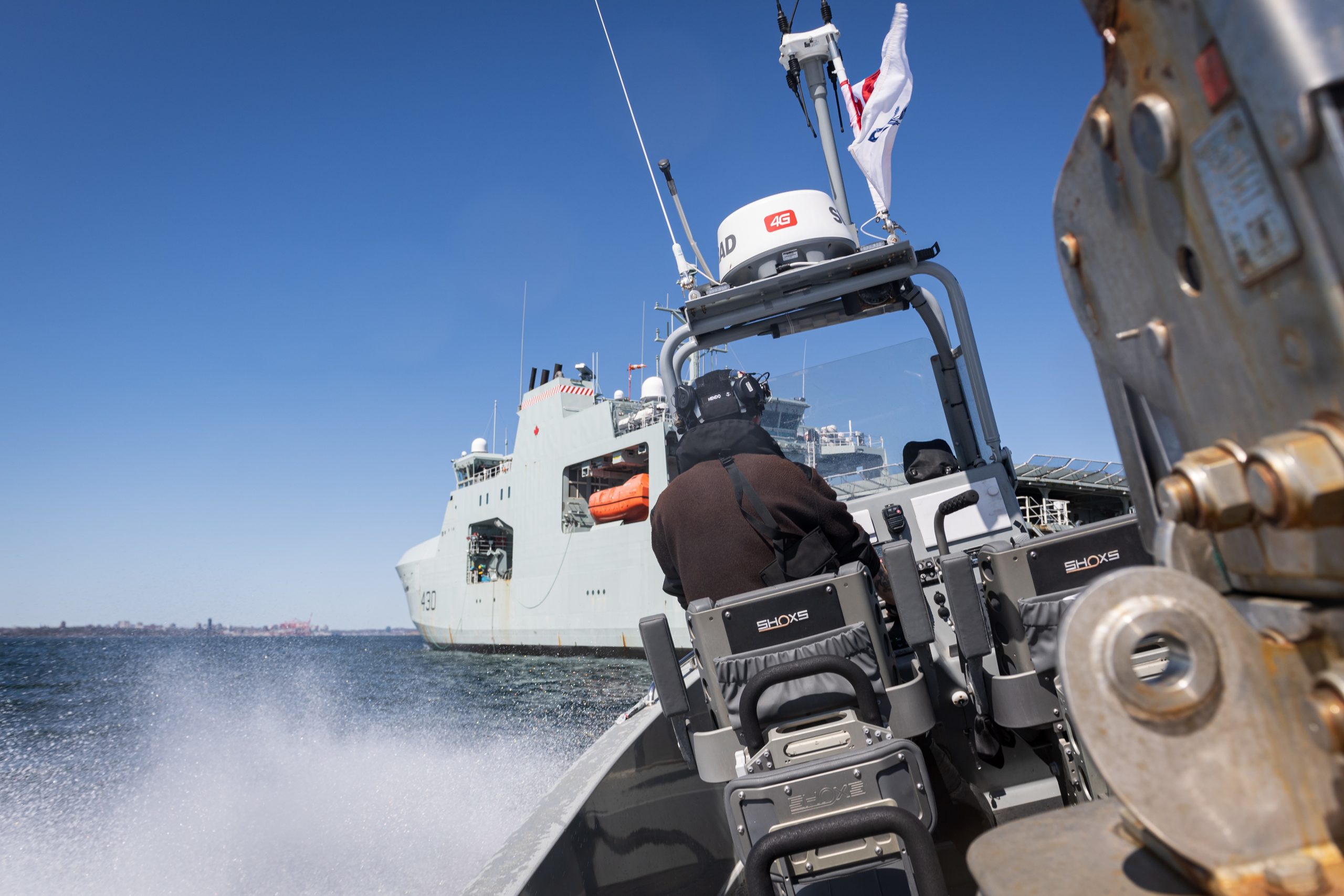 HMCS Harry DeWolf readies for Operation Caribbe