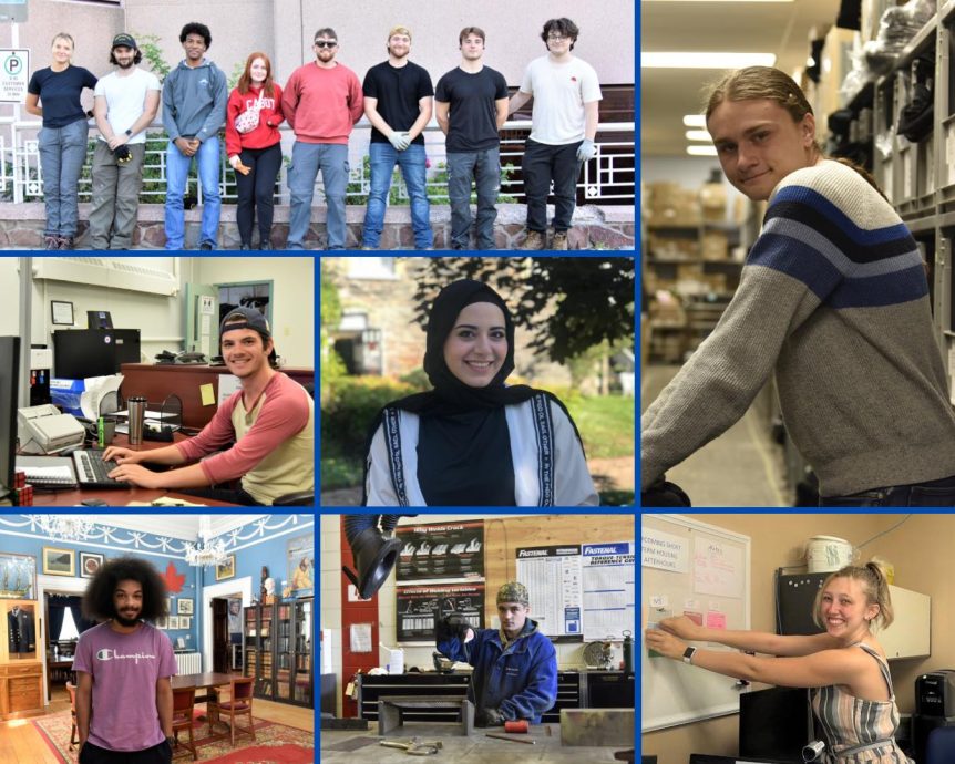 Thank you to our CFB Halifax summer students / Merci à nos étudiants d