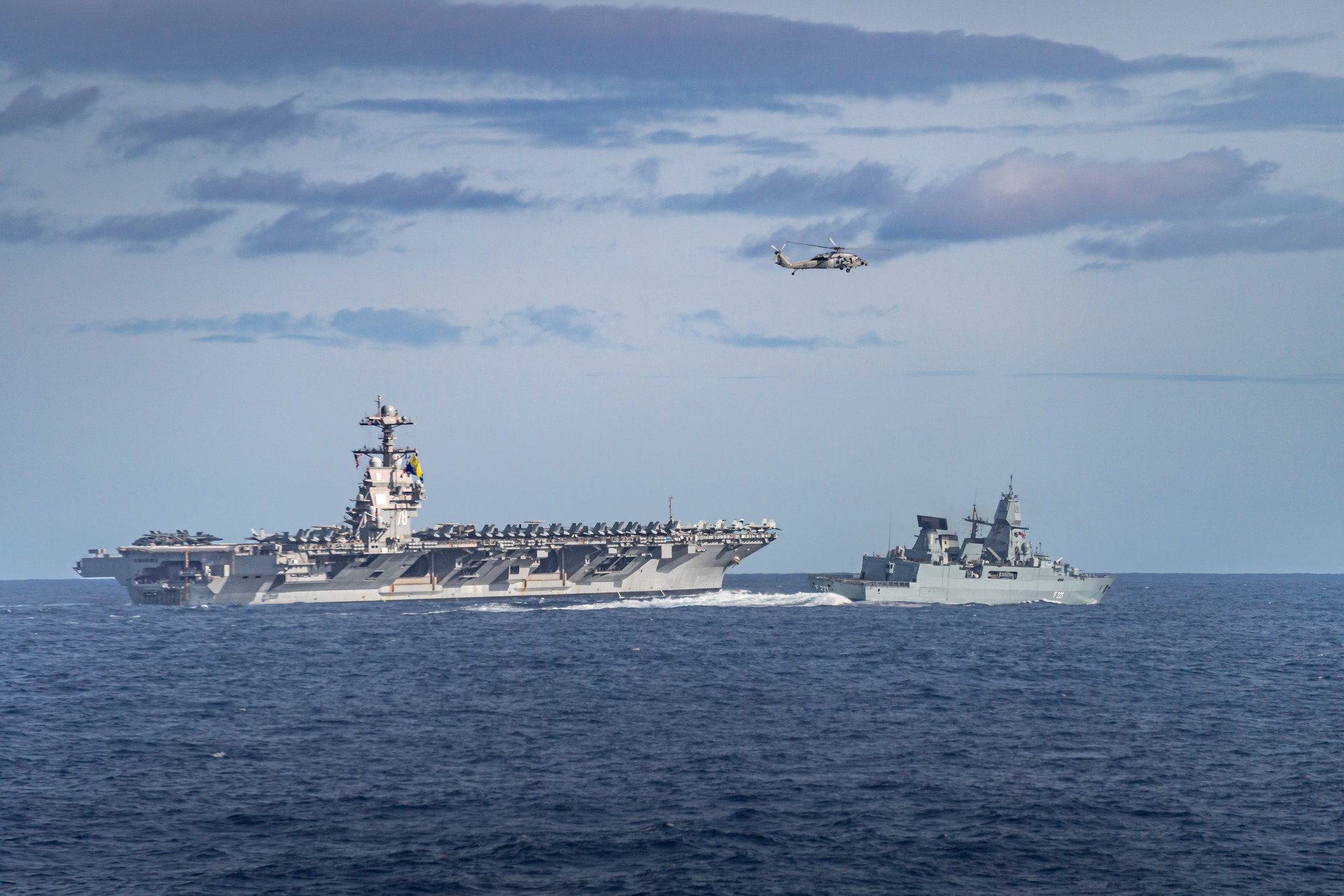 RCN ships join USS Gerald R. Ford Carrier Strike Group for exercises
