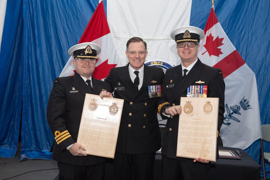 From Frigate To AOPV Cdr Nicholson Takes Command Of HMCS Harry DeWolf   20240117HSK0006D001 862x575 